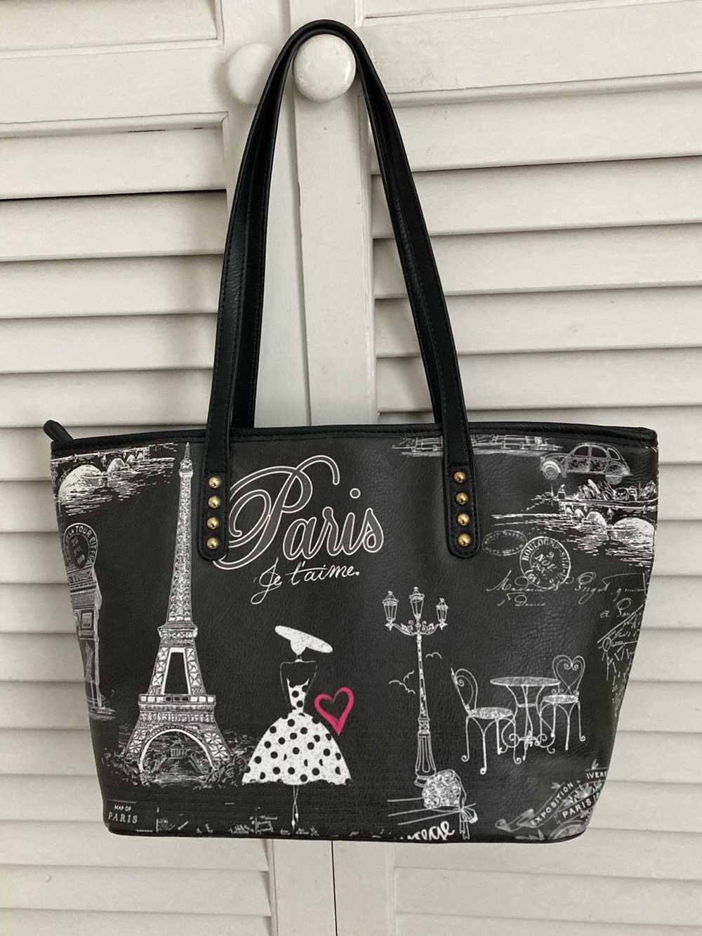 Apt. 9 Paris Je t'aime Tote Bag